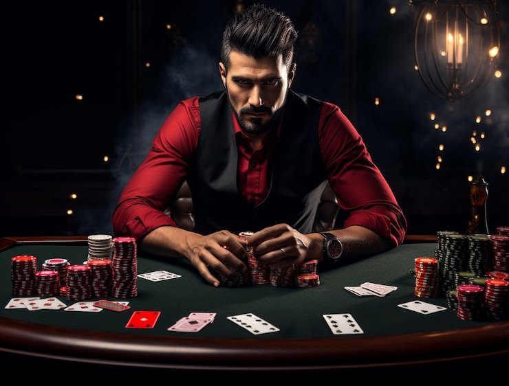 idr777 apk poker game interface with live dealer table setup